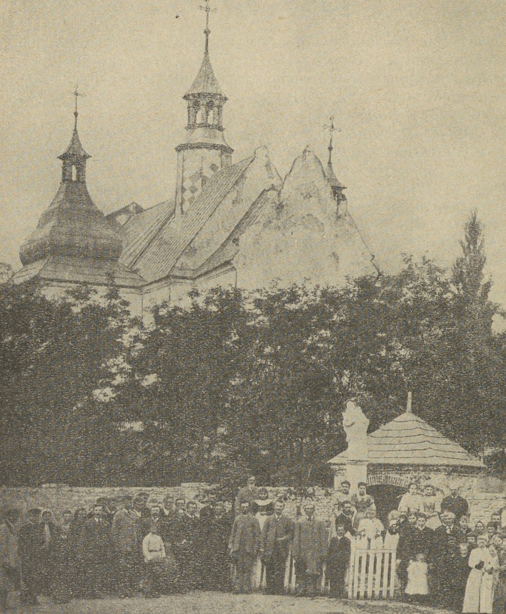 Kościół śś. Piotra i Pawła w Gowarczowie przed 1904
