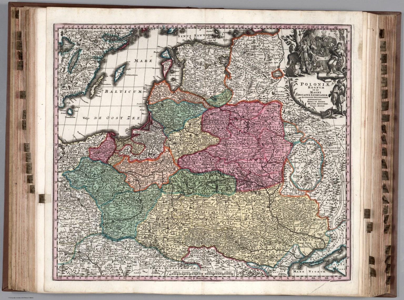 Królestwo Polskie i W. Ks. Litewskie - Seutter (Atlas Novus)