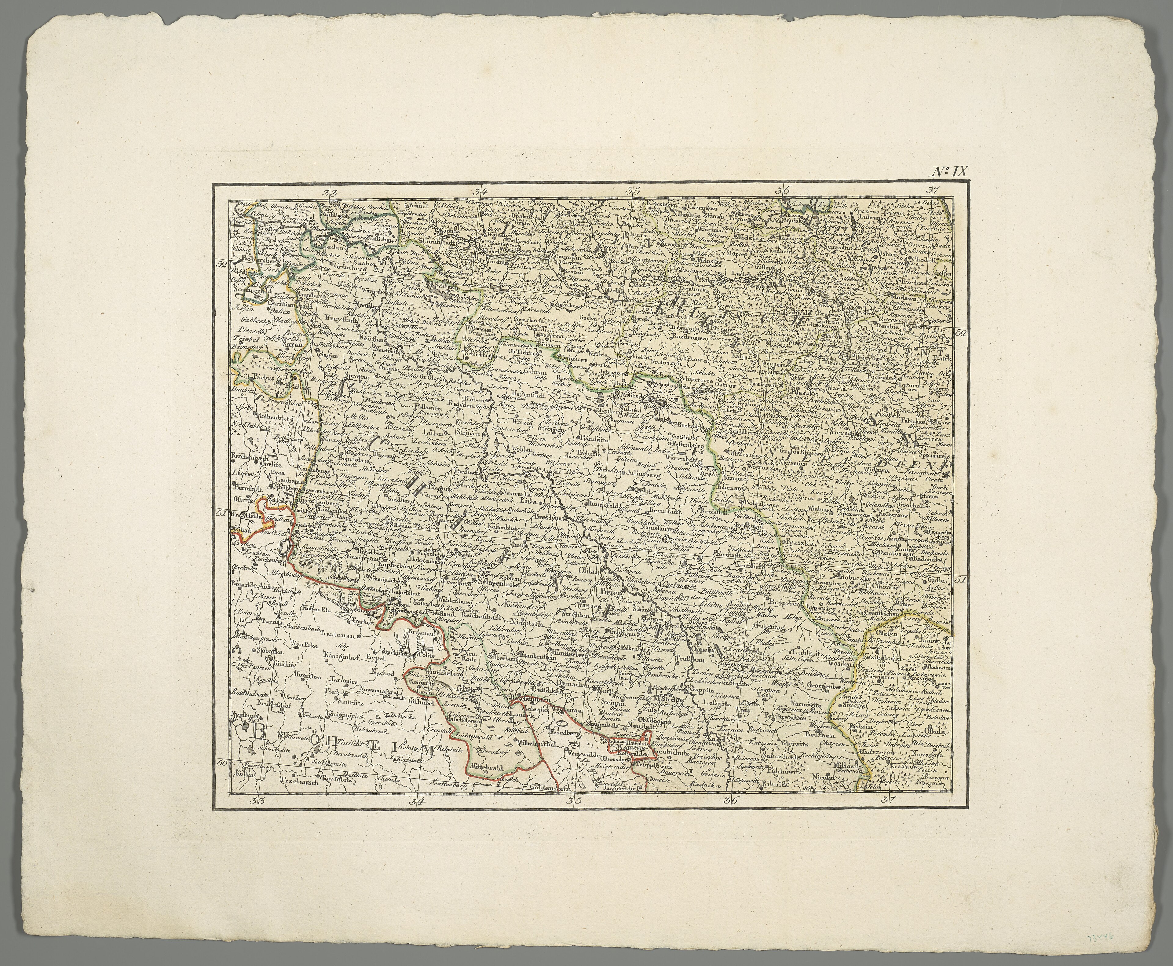 Mapa Polski i prowincji sąsiednich Büschinga–Sotzmanna (ark. 9)