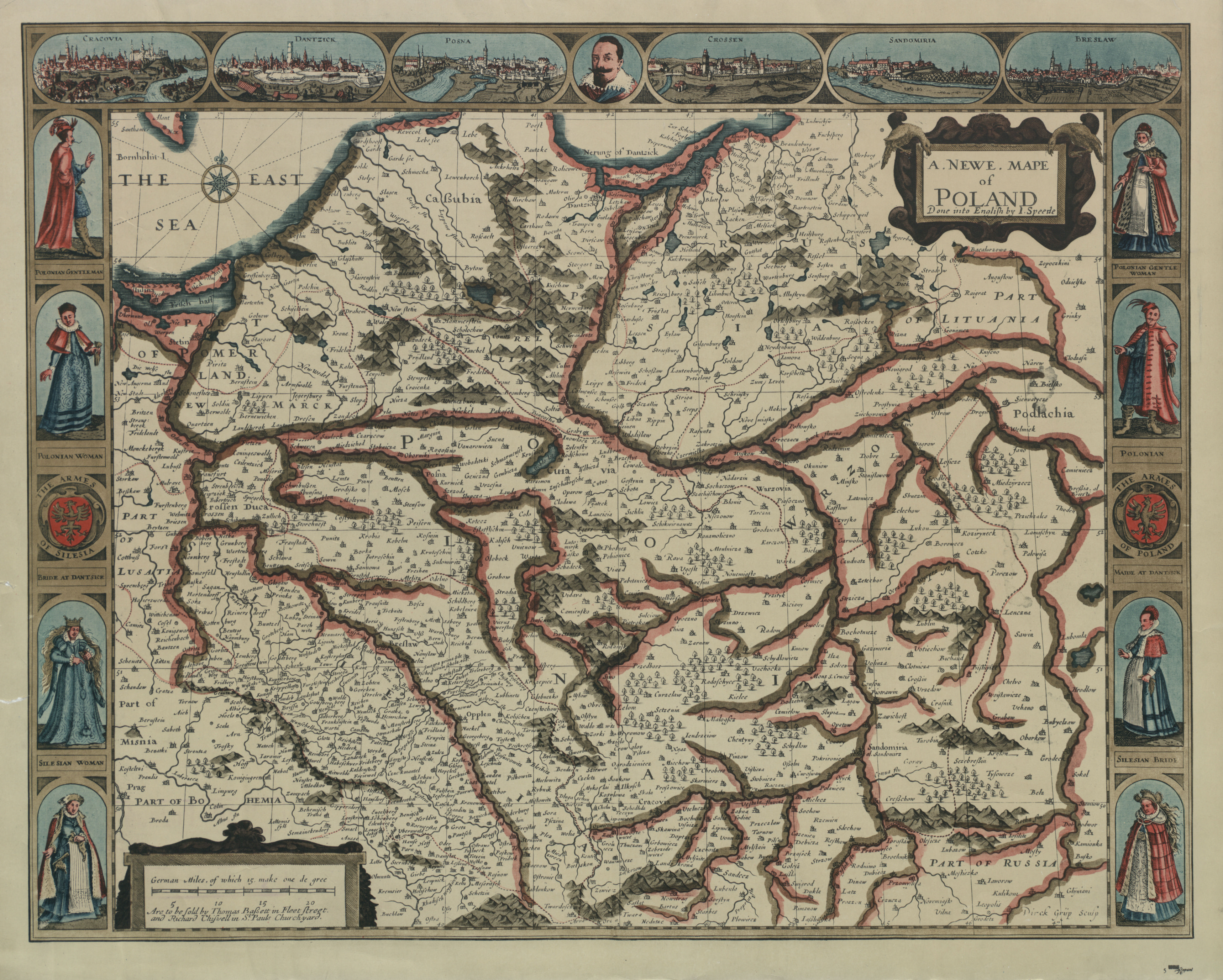 Mapa Polski Johna Speeda